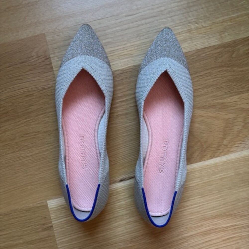 Rothy's The Point - Diamond Metallic